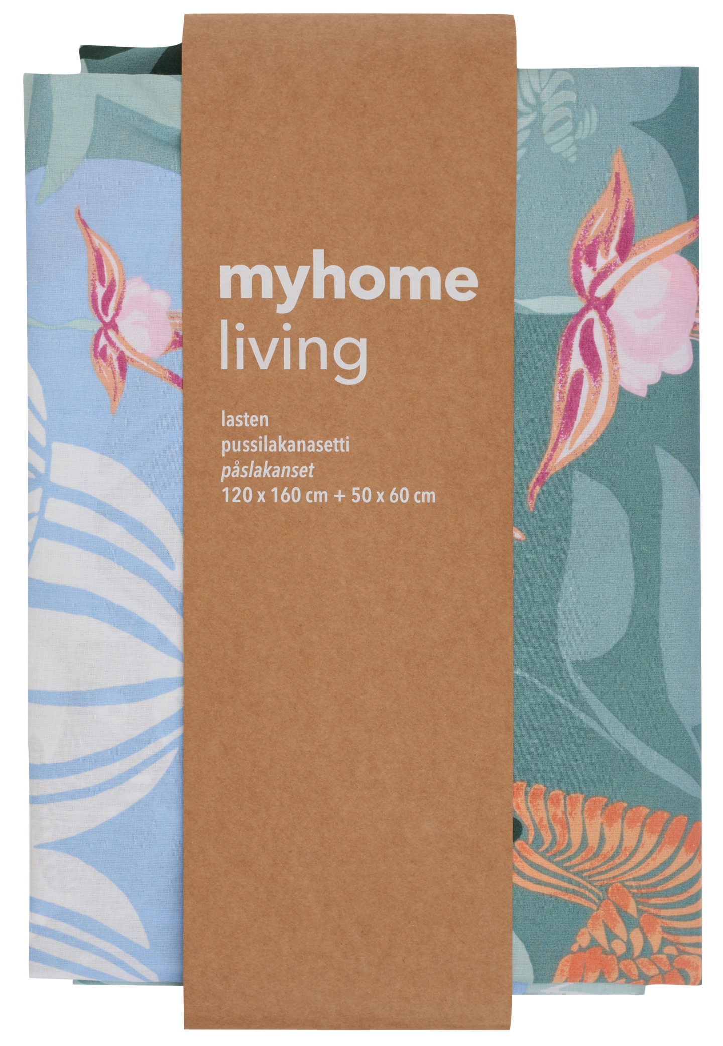 myhome Latvusto lasten pussilakanasetti 120x160 cm