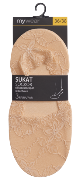 mywear naisten Ethel avokassukat 3pr/pkt