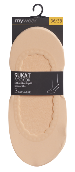 mywear naisten Eloise avokassukat 3pr/pkt