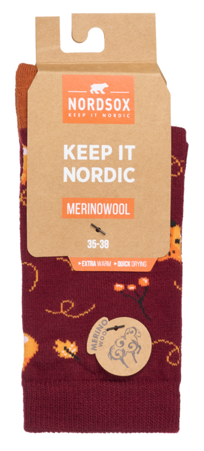 Nordsox Kettu merinovillasukat