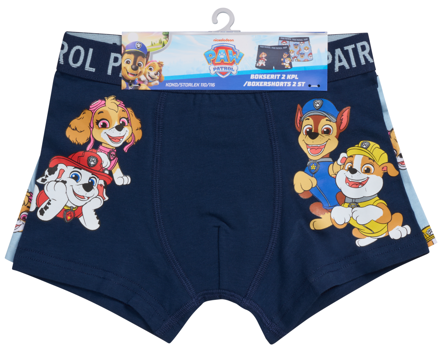 Paw Patrol L bokserit 2p 110/116