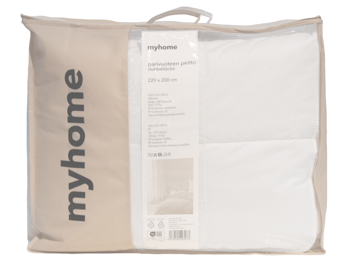 myhome parivuoteen peitto 220x200 cm