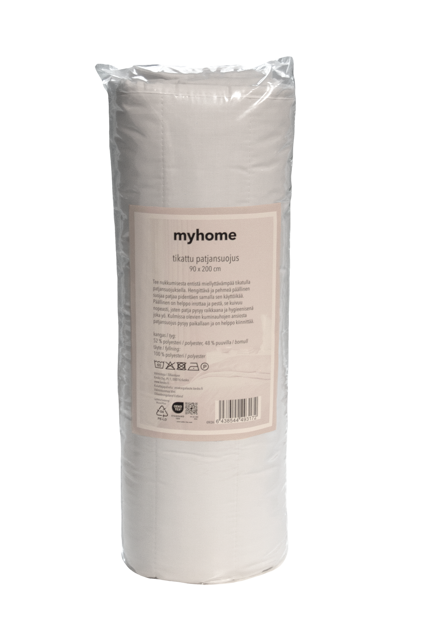 myhome tikattu patjansuojus 90x200 cm