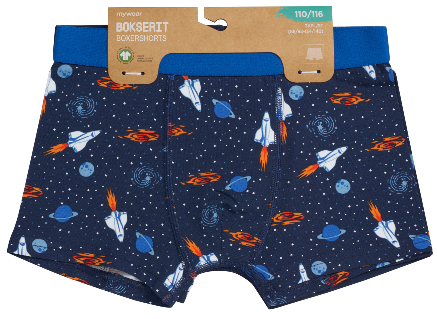 mw AXEL SPACE L bokserit 3p 110/116