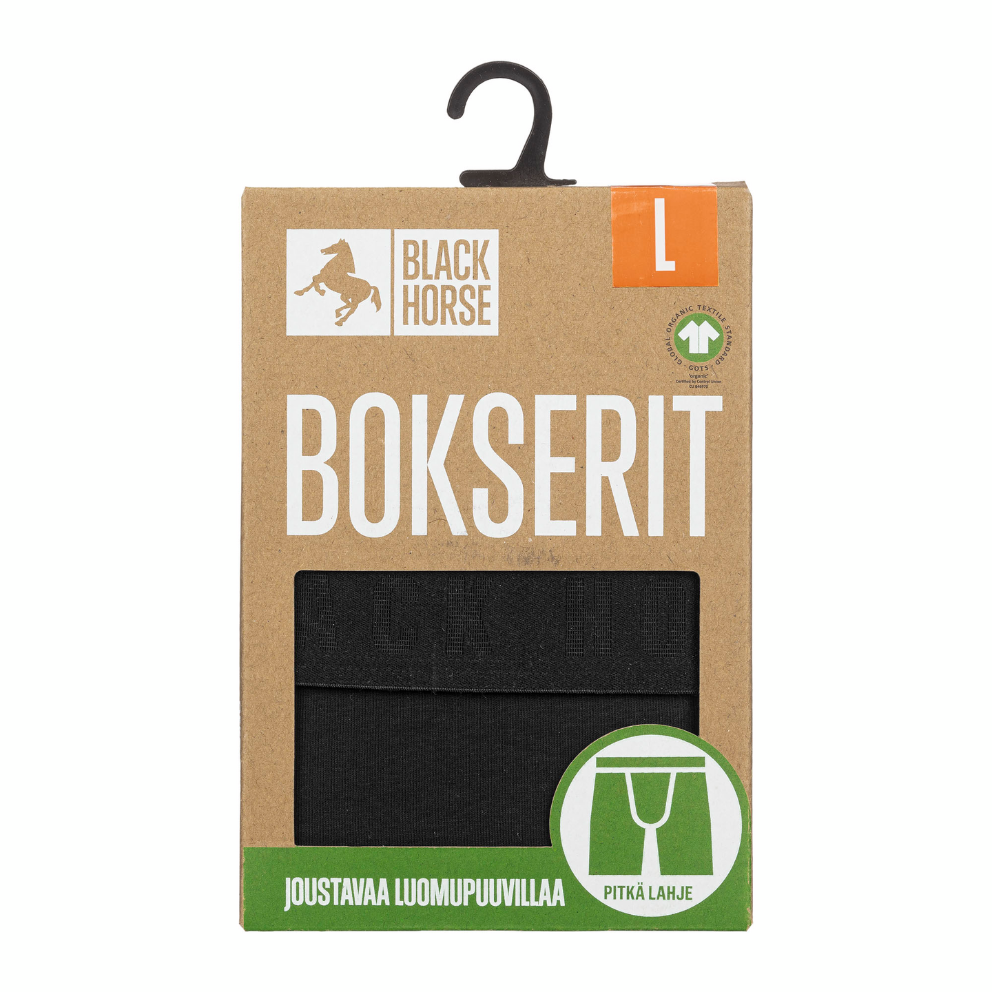 Black Horse I52787 pitkä lahkeiset bokserit