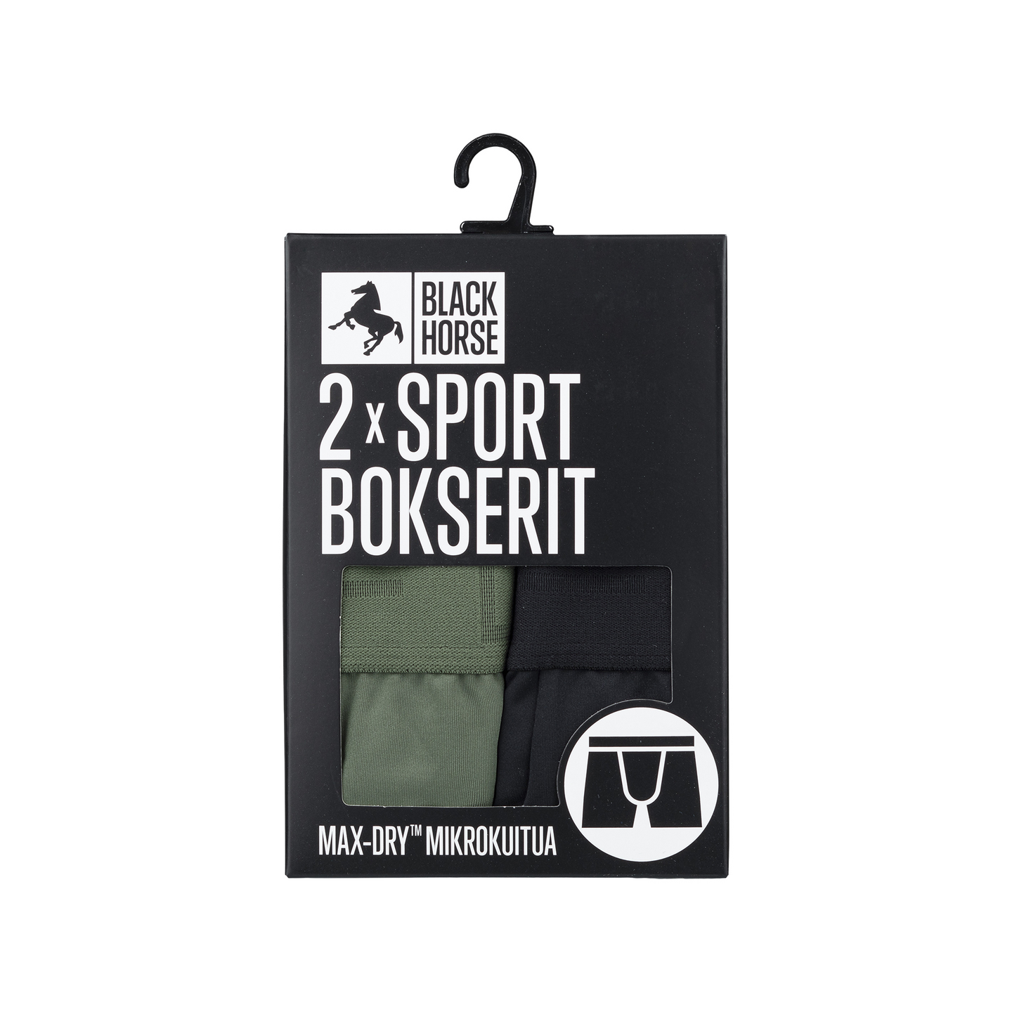 Black Horse I171 Sport bokserit 2kpl/pkt
