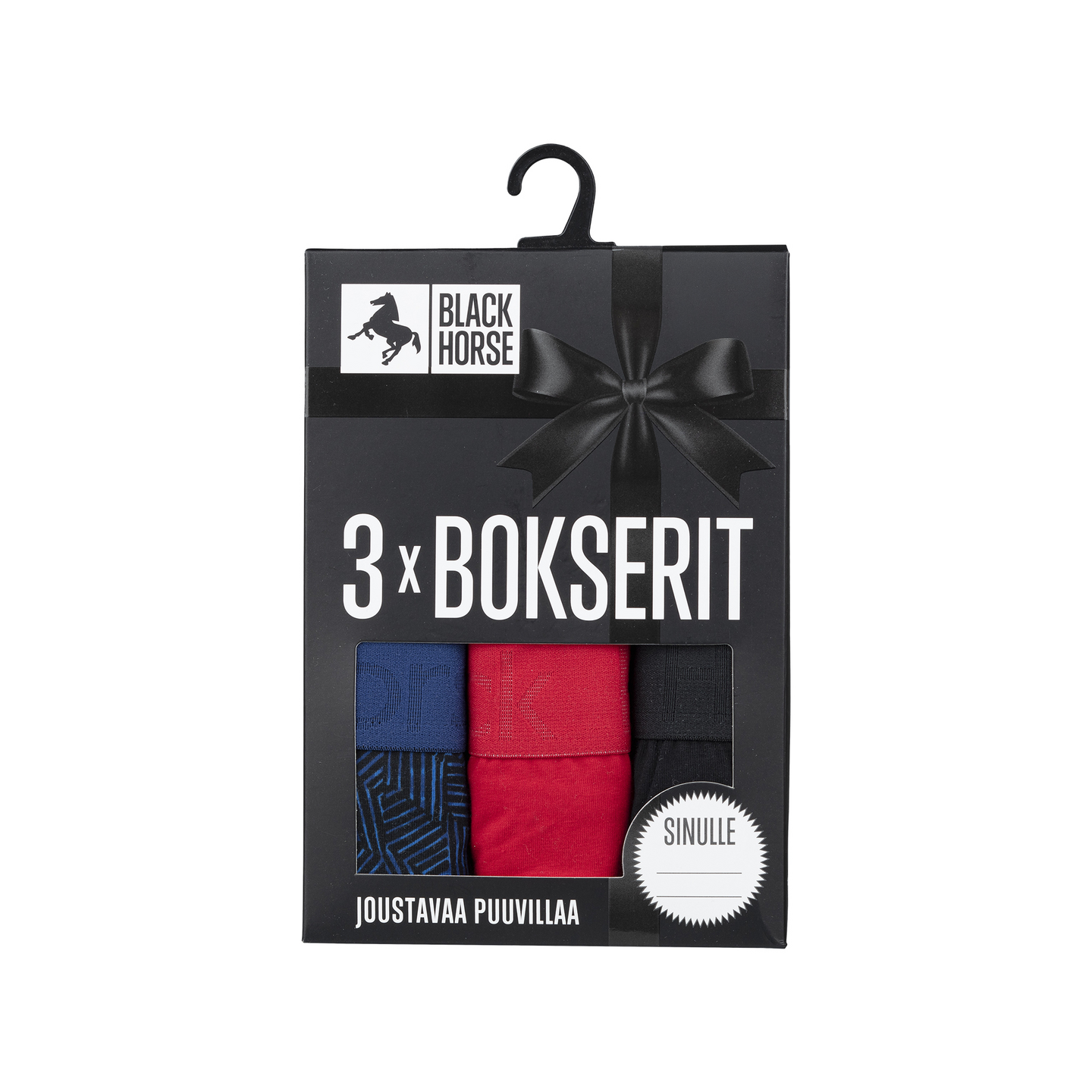 Black Horse I152 bokserit 3kpl/pkt