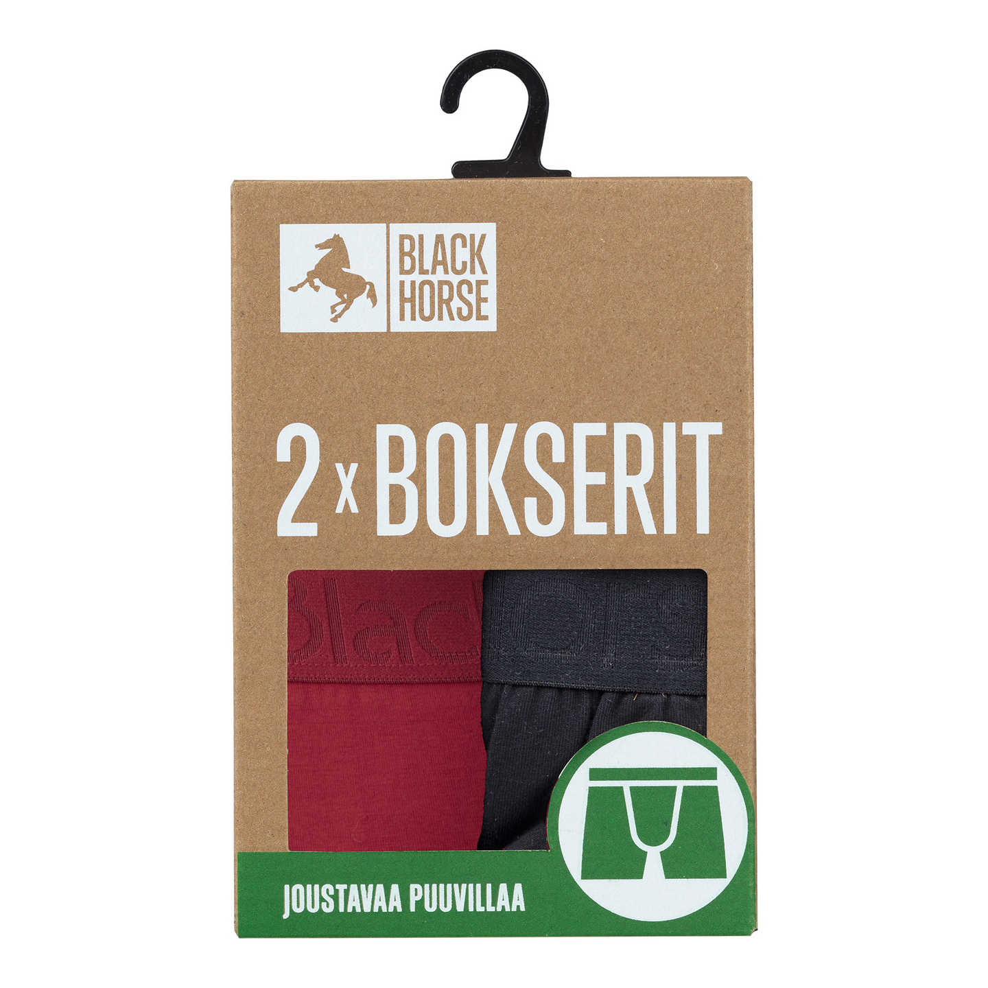 Black Horse I151 bokserit 2kpl/pkt