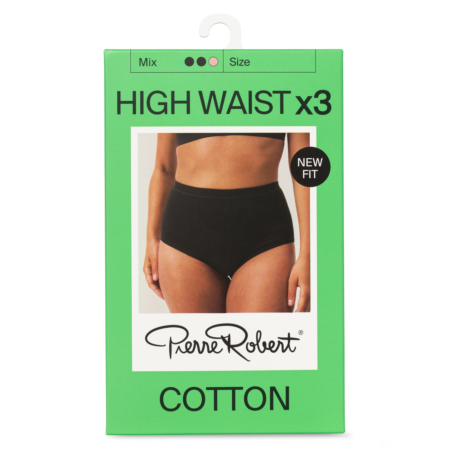 Pierre Robert Cotton High Waist HU74 alushousut 3kpl/pkt