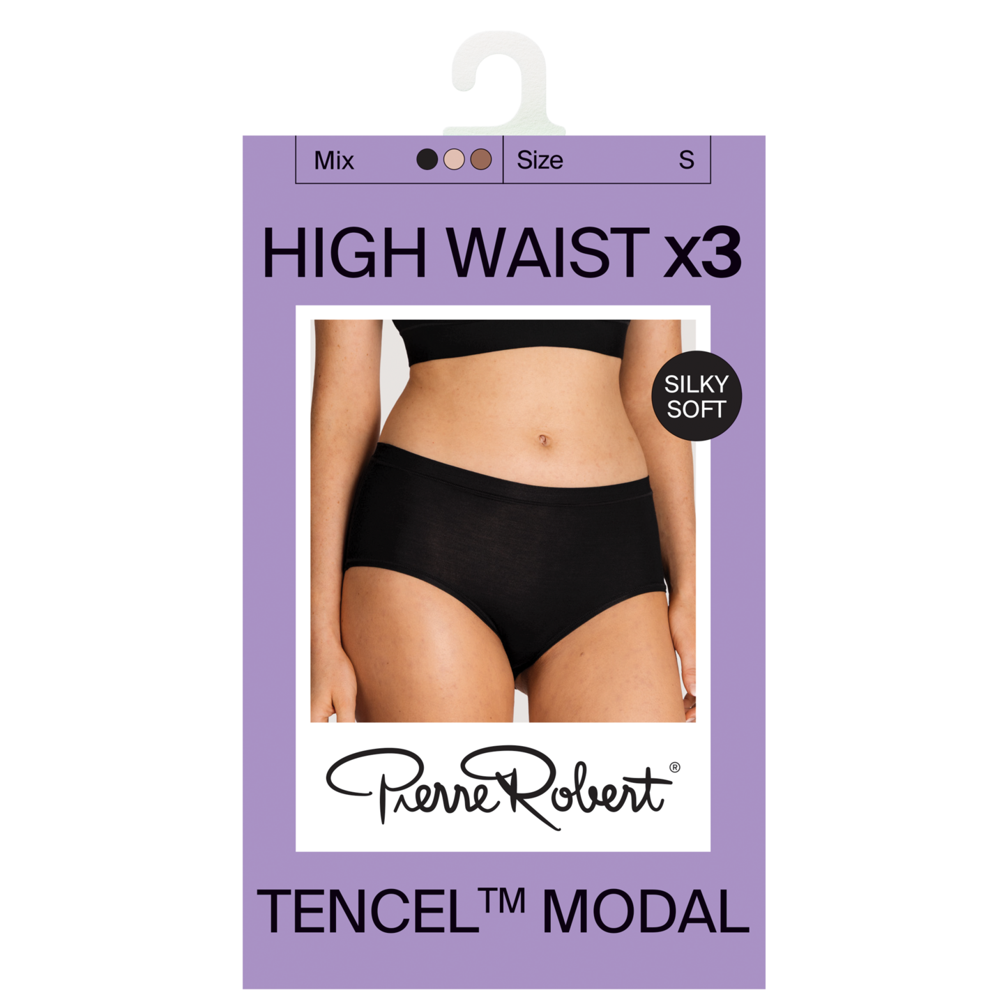 Pierre Robert Tencel High Waist alushousut 3kpl/pkt