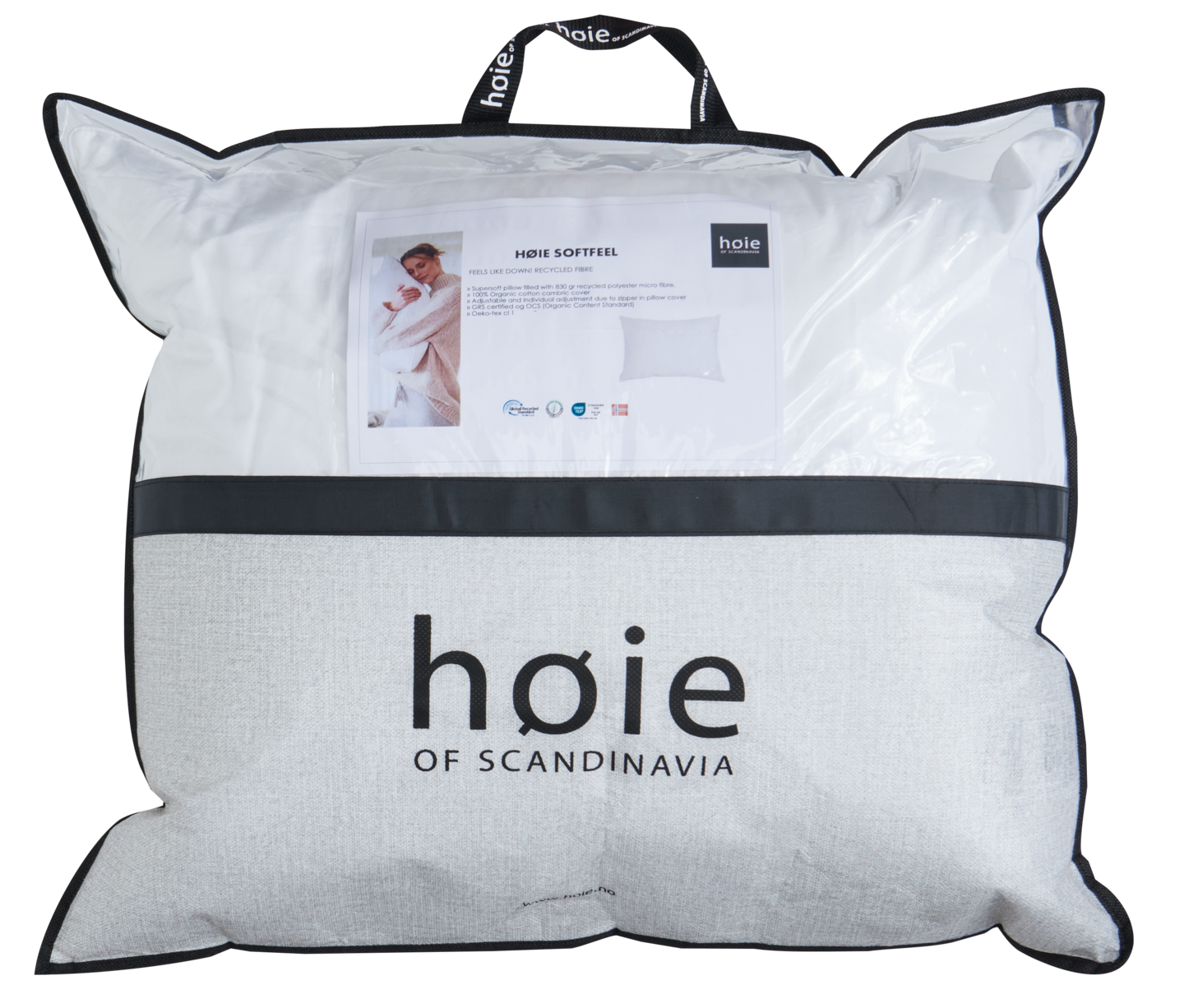 Hoie Softfeel tyyny 50x60 cm, keskikorkea, 830 g