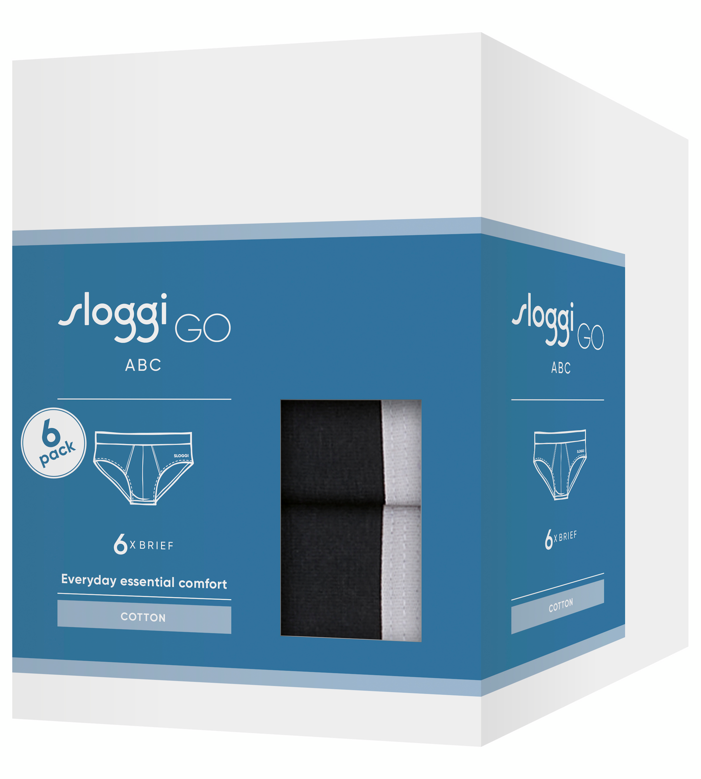 sloggi men GO ABC 2.0 H brief alushousut 6kpl/pkt