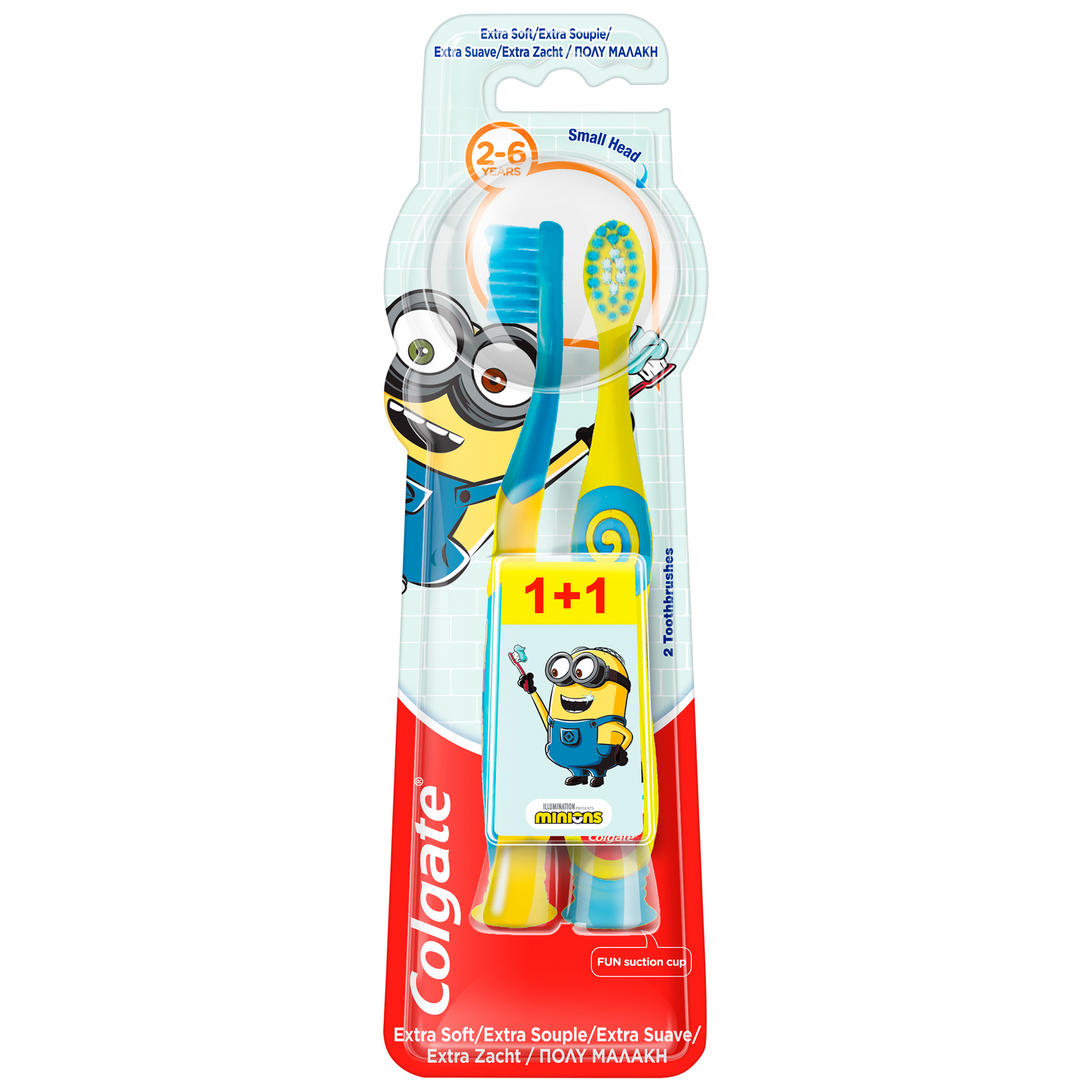 Colgate Trolls/Minions 2-6 hammasharja 2kpl