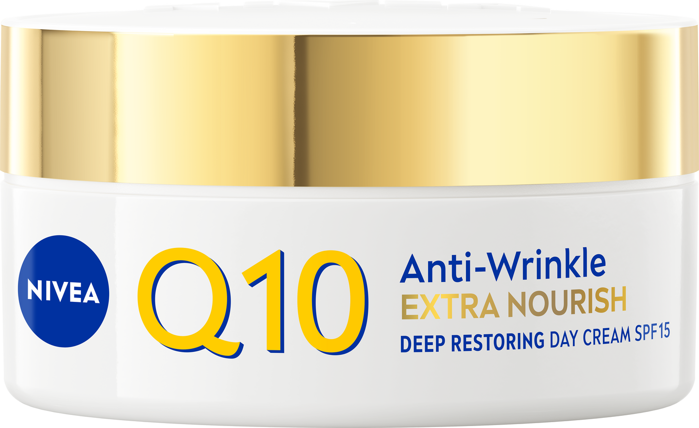 NIVEA 50ml Q10 Anti-Wrinkle Extra Nourish Deep Restoring Day Cream SK 15 -päivävoide