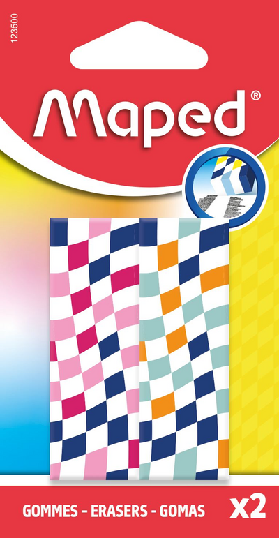 Maped ruudullinen pyyhekumi 2 kpl