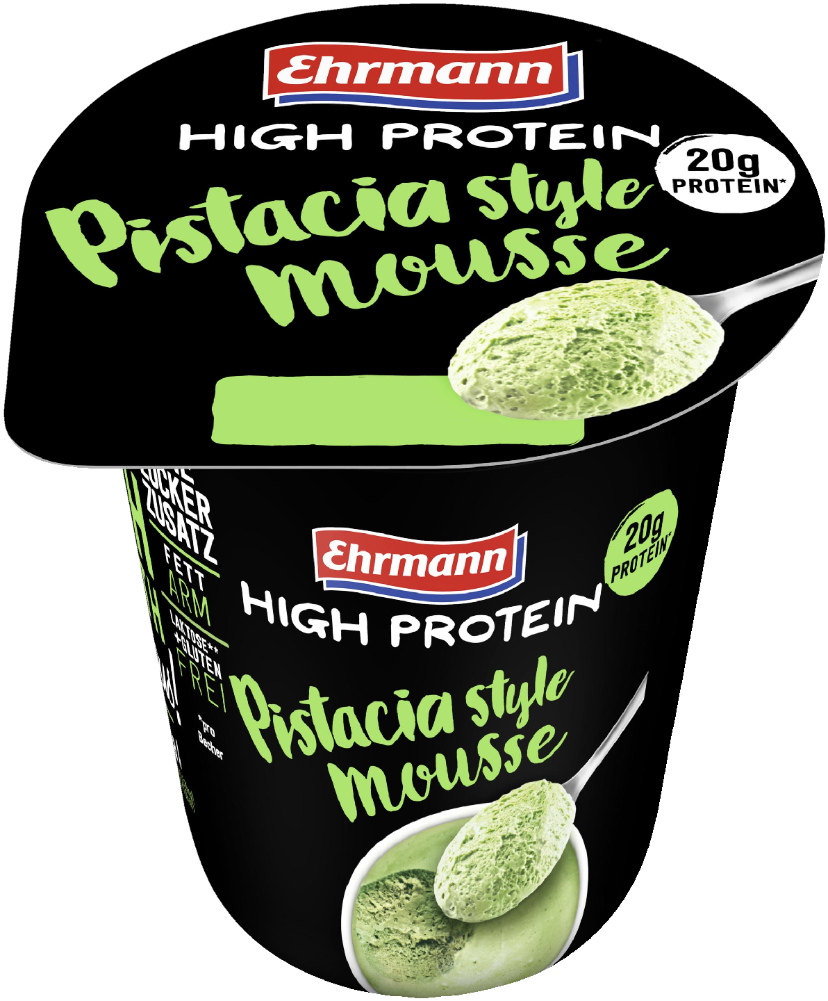 Ehrmann proteiinimousse 200g pistaasi laktoositon