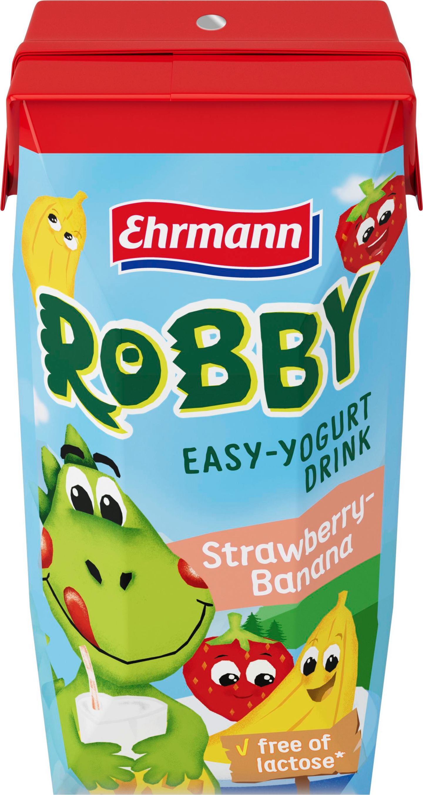 Robby Easy jogurttijuoma 200ml mansikka-banaani