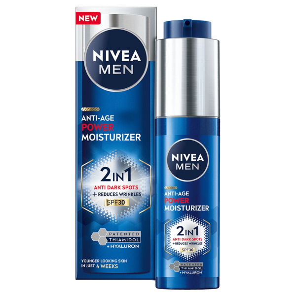 NIVEA MEN 50ml Anti-Age 2in1 Power Moisturizer -kasvovoide