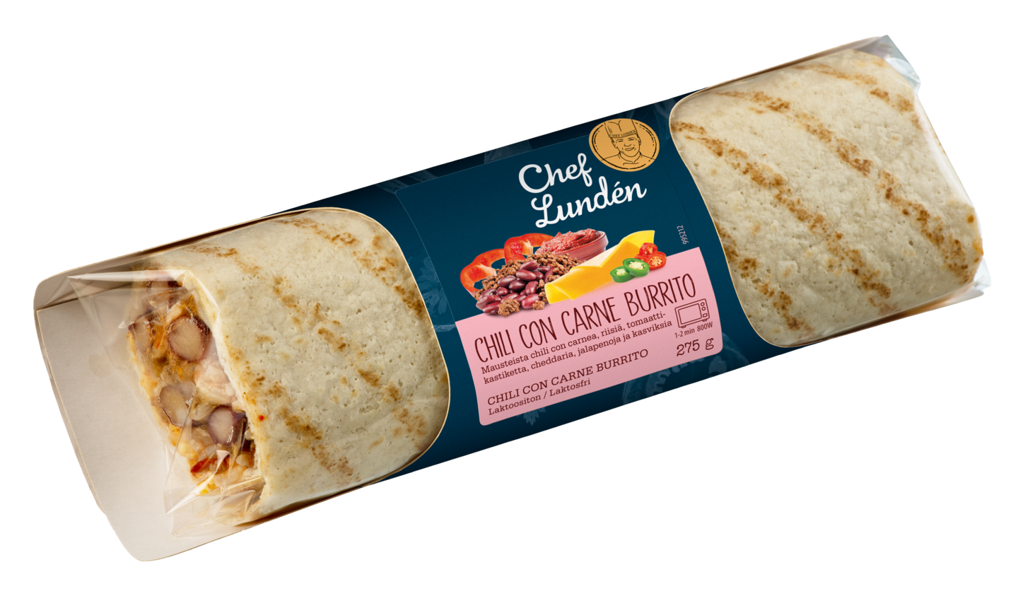Chef Lundén chili con carne burrito 275g