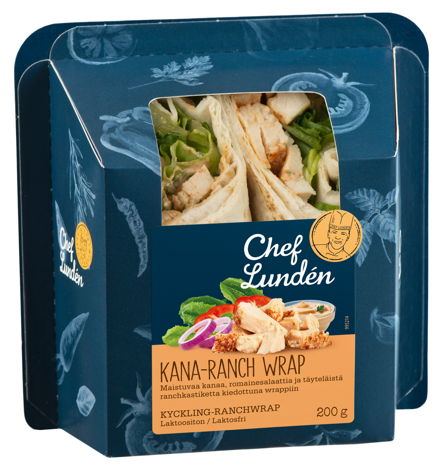 Chef Lundén kana-ranch wrap 200g