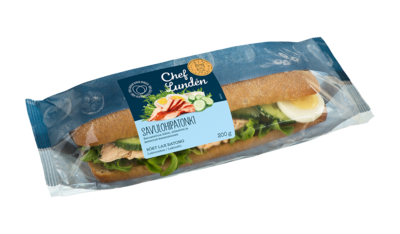 Chef Lunden lämminsavulohi tumma patonki 200g