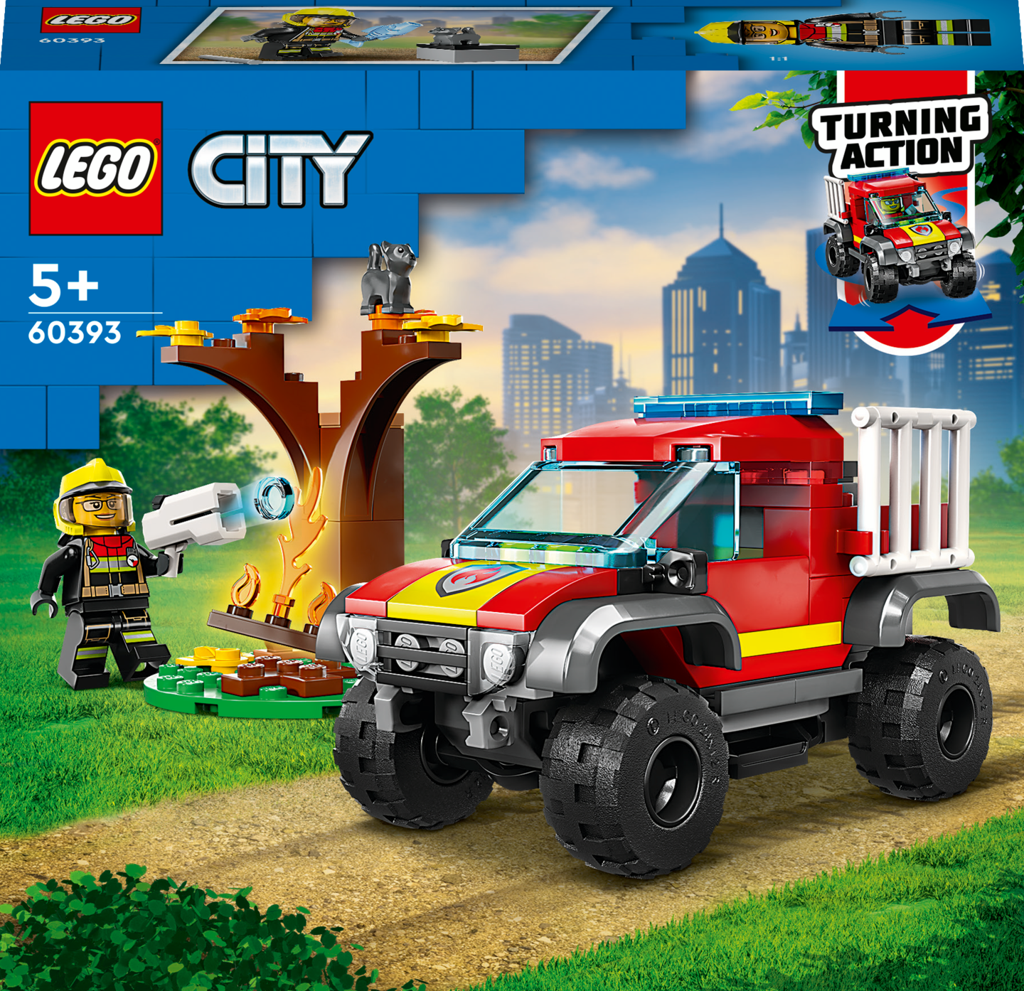 LEGO City Fire 60393 Palokunnan nelivetoauto