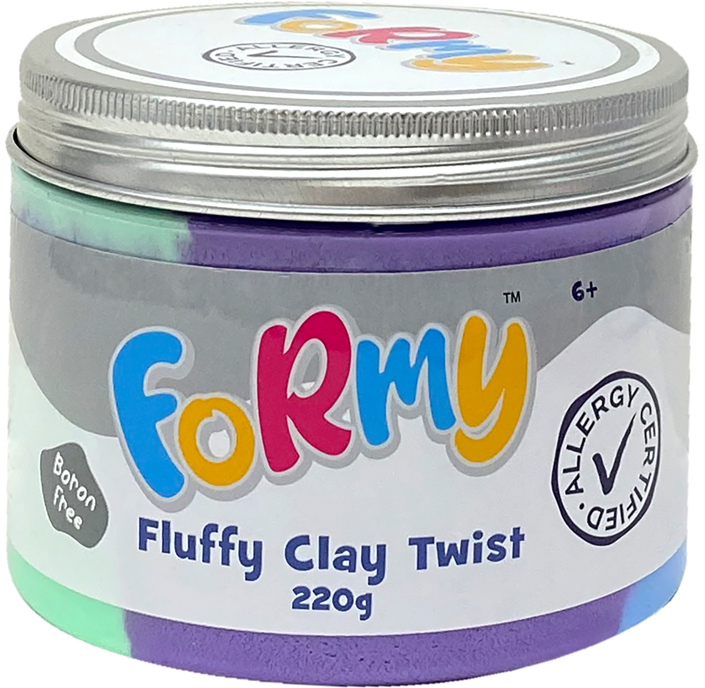 FoRmy Fluffy Clay Twist -savi 220g
