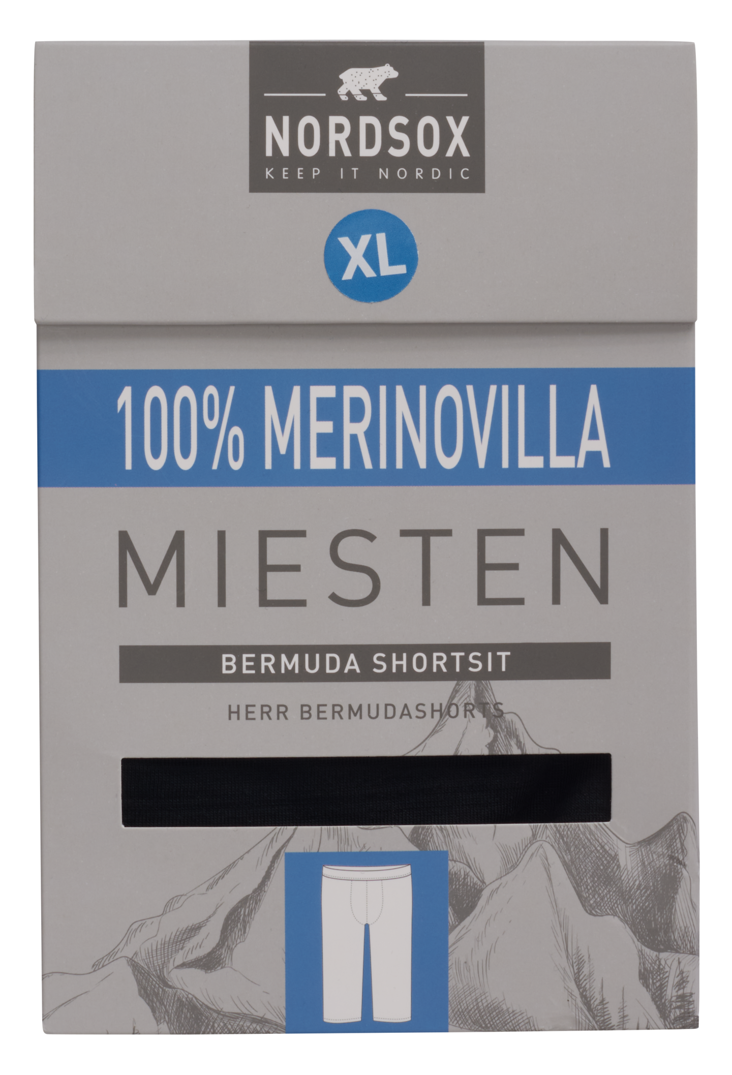 Nodsox M merino bermudat mu M