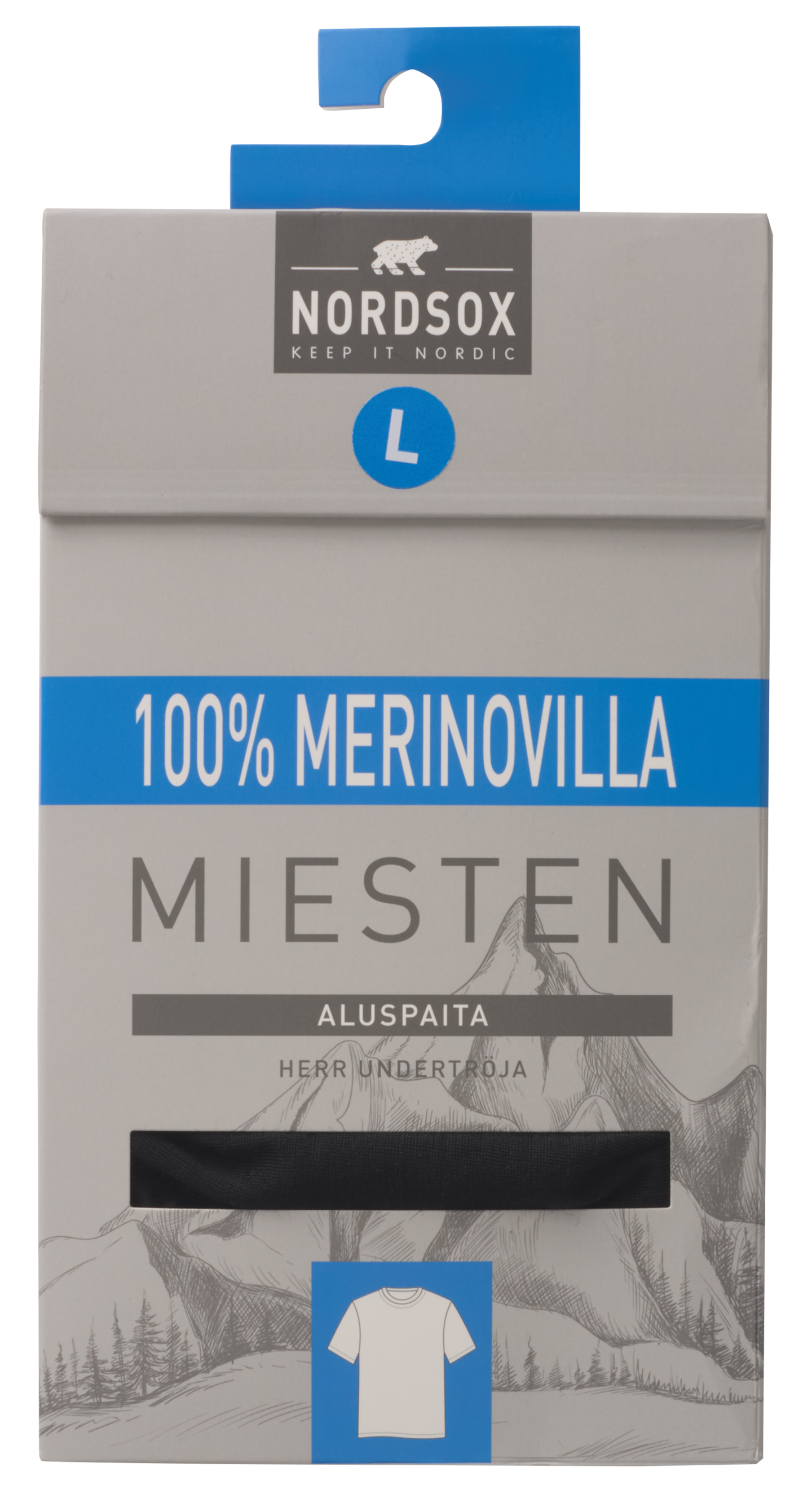 Nordsox M merino t-paita
