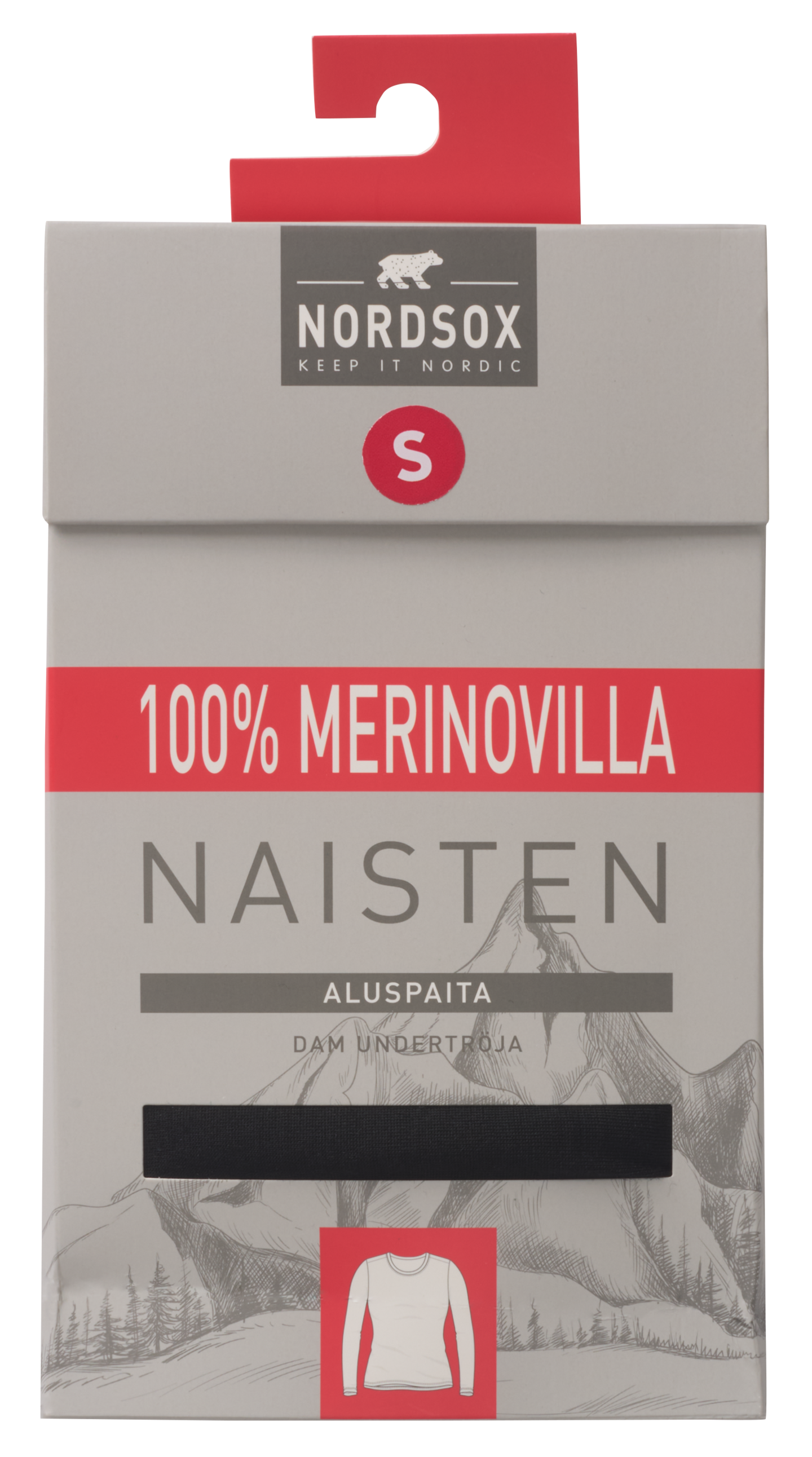 Nordsox merino aluspaita