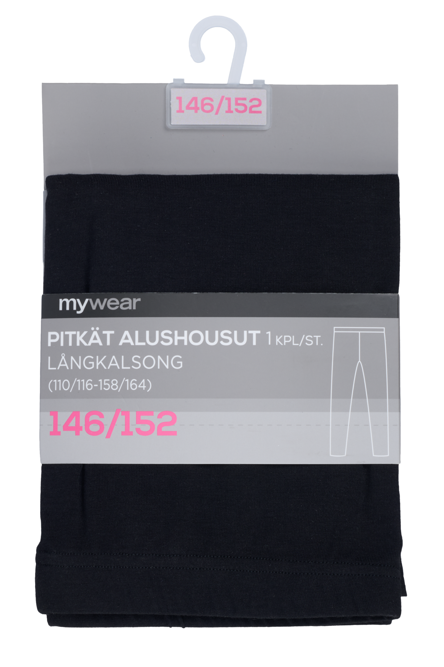 mw BAMBU L pitkät alush mus 110/116