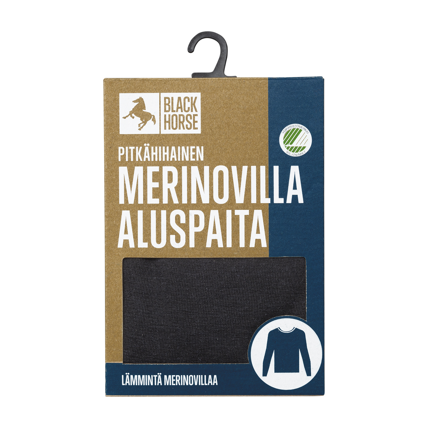 Black Horse I016 merinovilla kerrastopaita