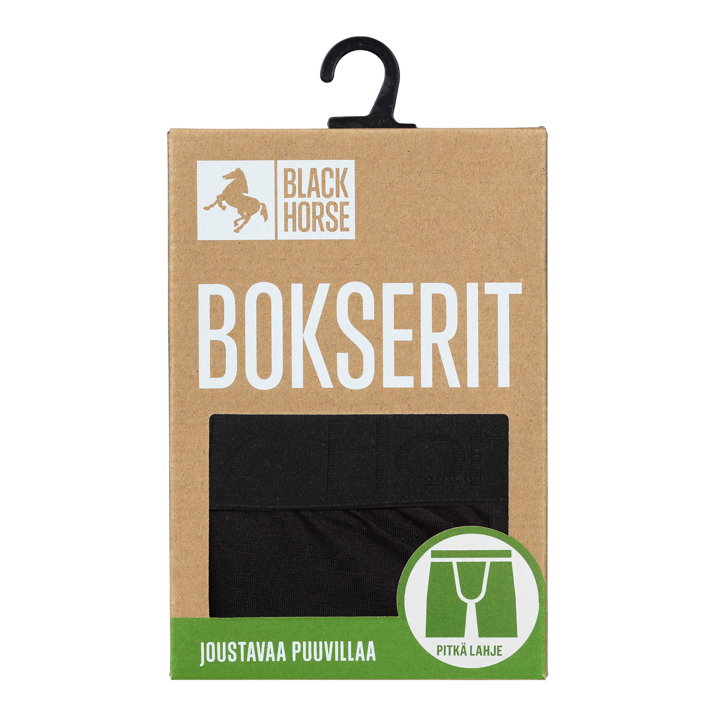 Black Horse I158 pitkälahje bokserit