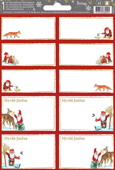 A5 Pakettitarra 1 arkki