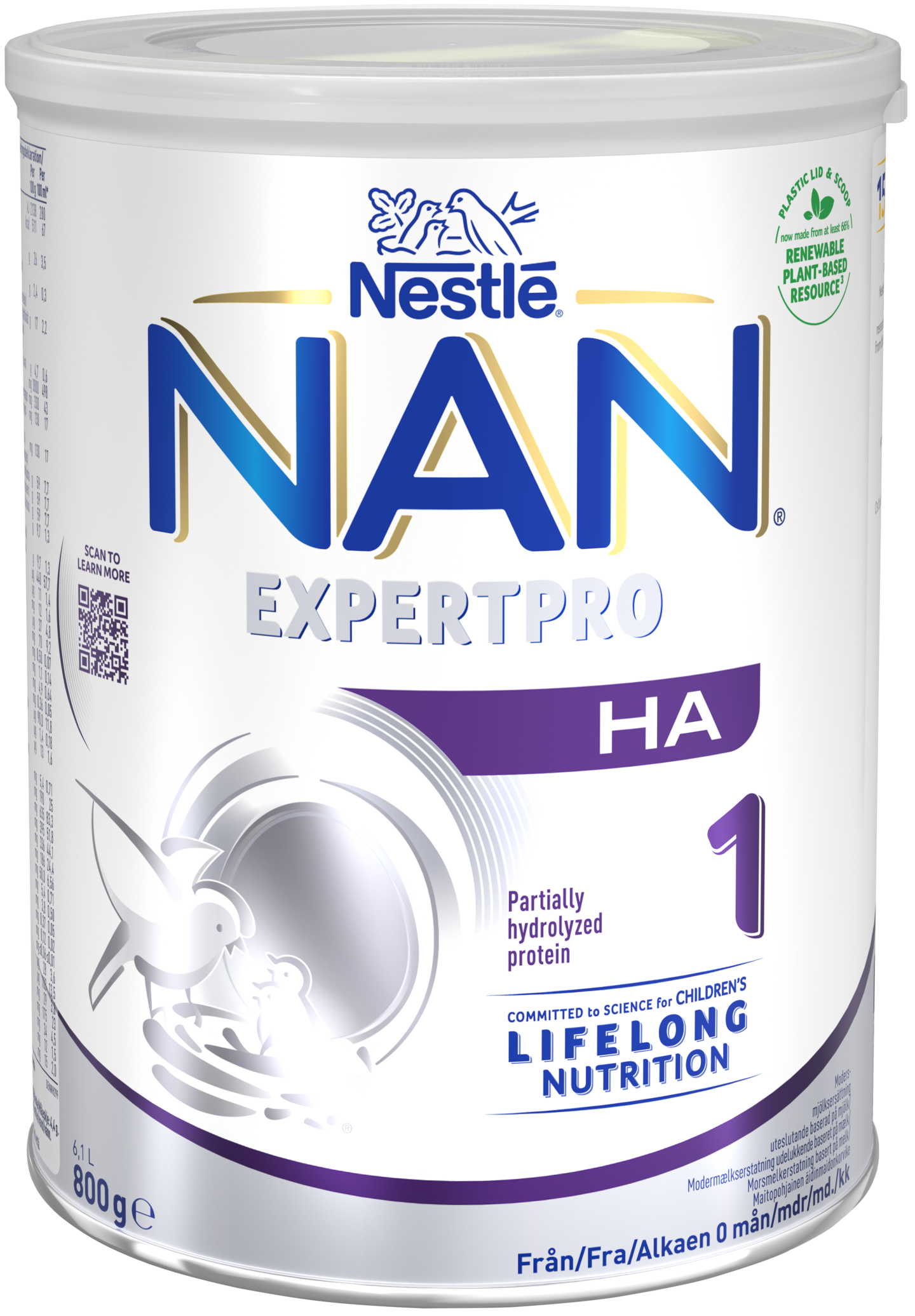 Nestlé NAN Expertpro HA 1 Äidinmaidonkorvike 800g alkaen 0 kk