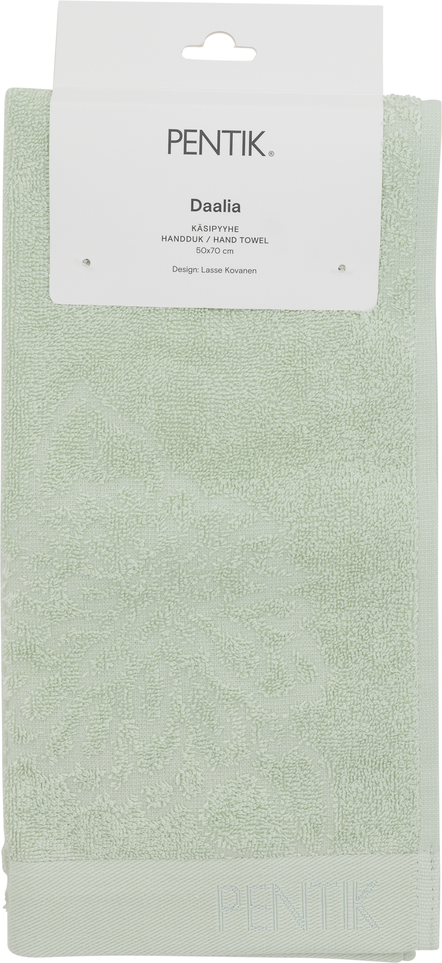 Pentik Daalia käsipyyhe 50x70 cm vihreä