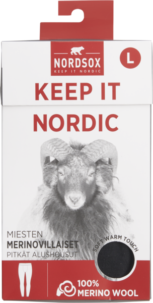 Nordsox merino pitkät alushousut BU213