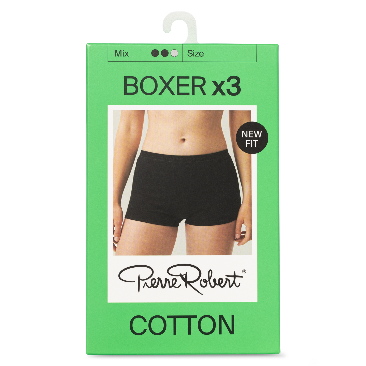 Pierre Robert Cotton Boxer alushousut 3kpl/pkt
