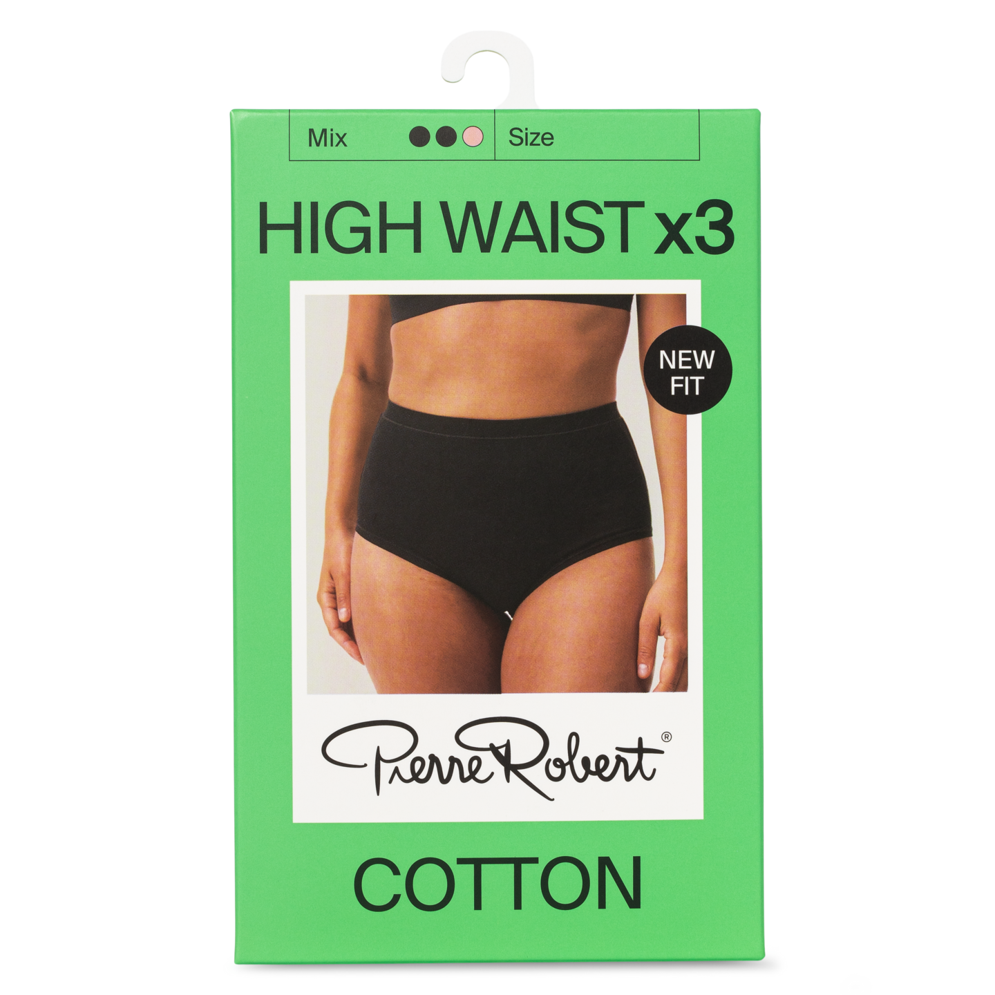 Pierre Robert Cotton High Waist alushousut 3kpl/pkt