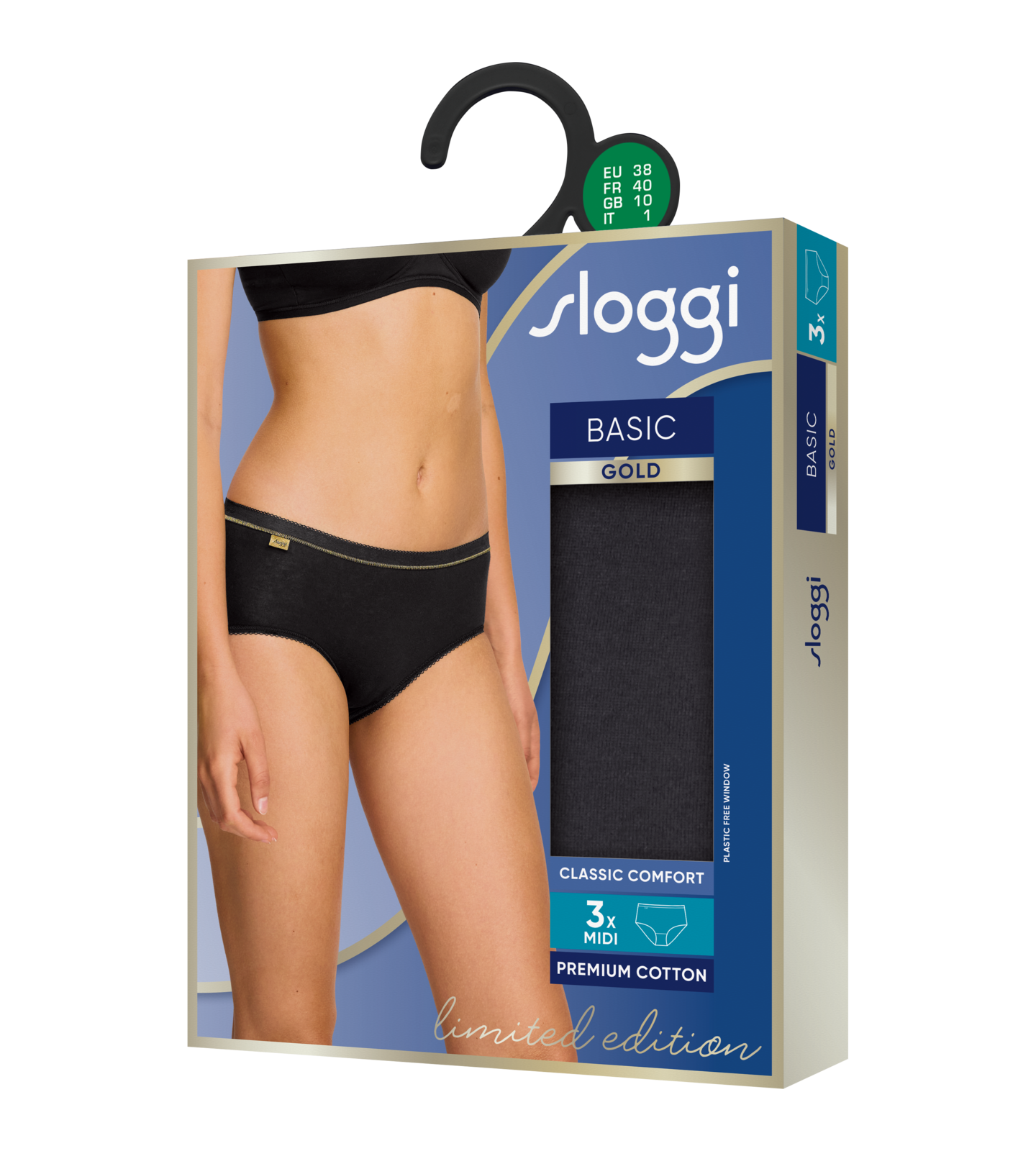 sloggi Basic Gold H Midi C3P