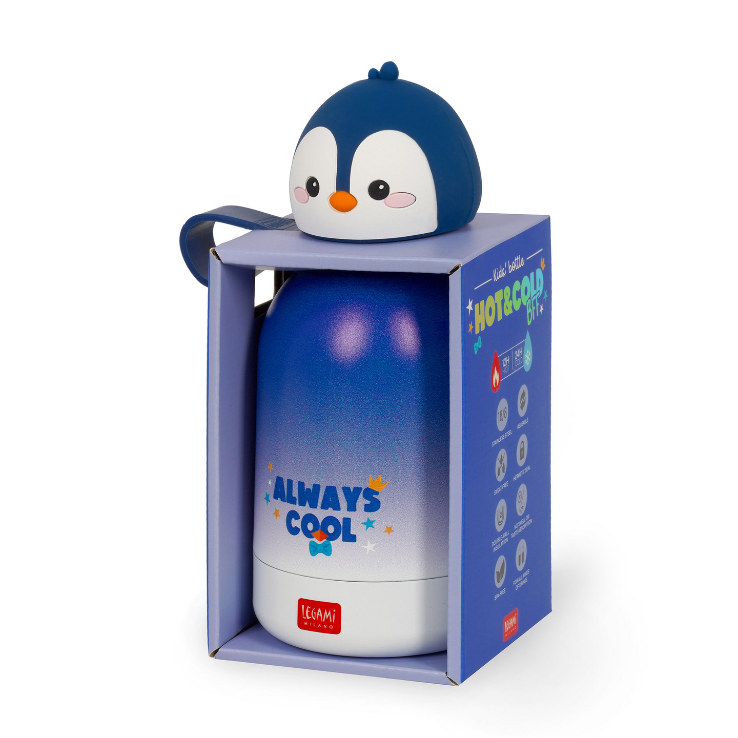 Legami lasten juomapullo 310 ml pingviini