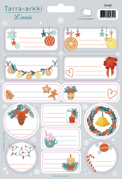 A5 Pakettitarra 1 arkki