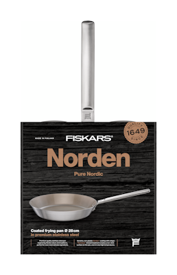 Fiskars Norden teräs paistinpannu 28 cm