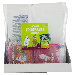 Moomin Fruit Bears multifruit 100g Luomu