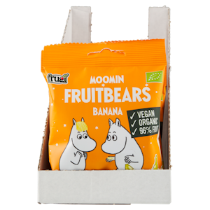 Moomin Fruit Bears banaani 40g Luomu