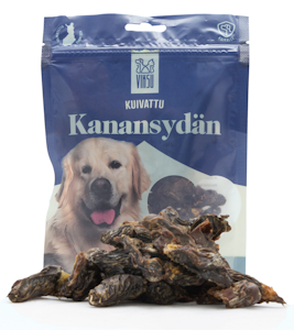 Viksu kuivattu kanansydän 100g