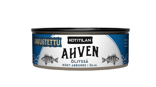 Kotitilan savuahventa öljyssä 210g