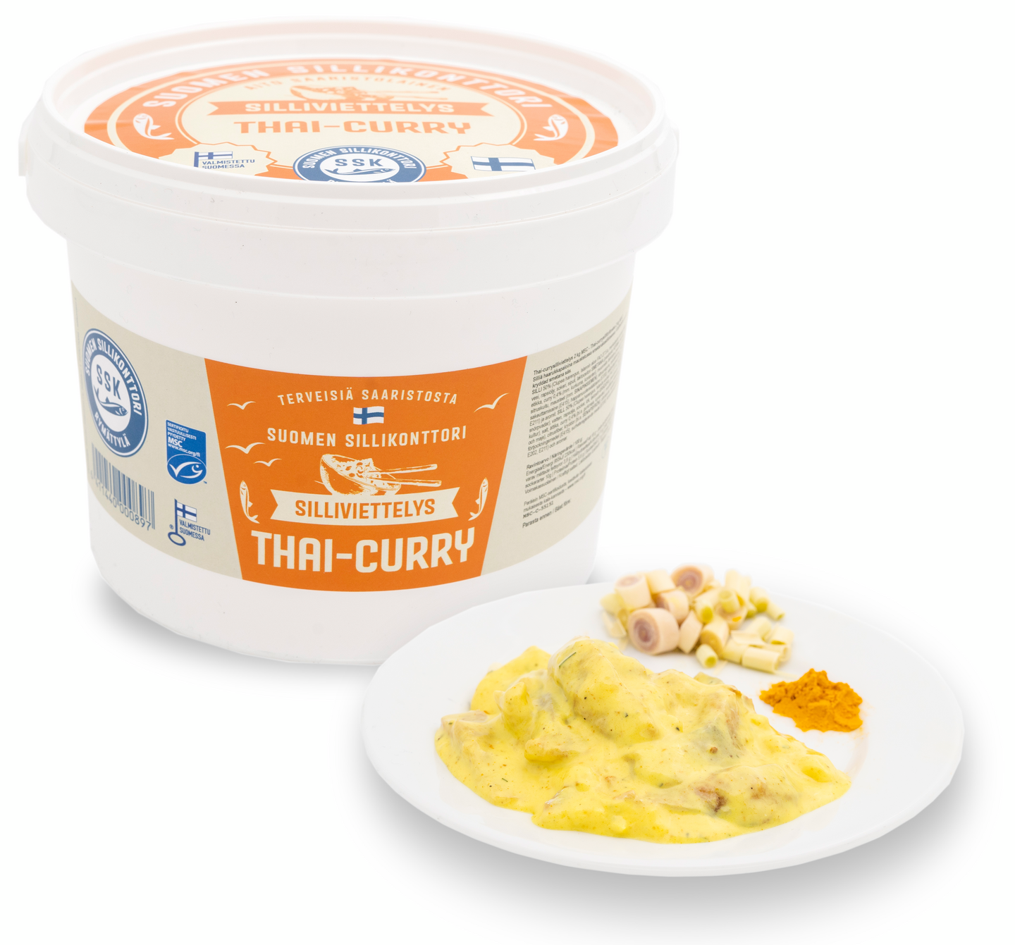 Suomen Sillikonttori thai curry -silliviettelys 2kg MSC