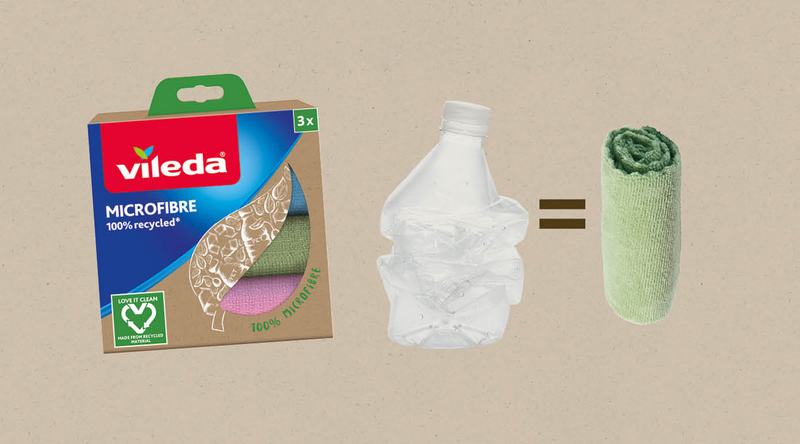 Vileda Microfibre 100 recycled liina