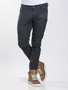 Chaud Devant REG kokkihousut 38 skinny fit musta stretch